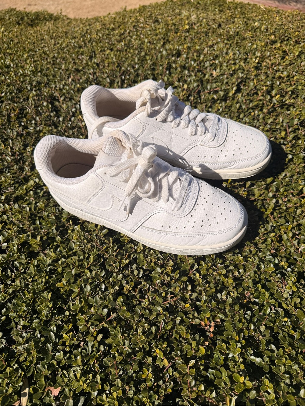 Nike Courtside Kids White Low-Top Sneakers